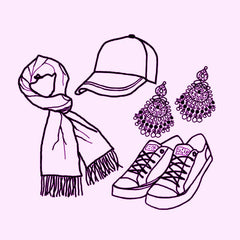 Accessories Collection - Red To Purple