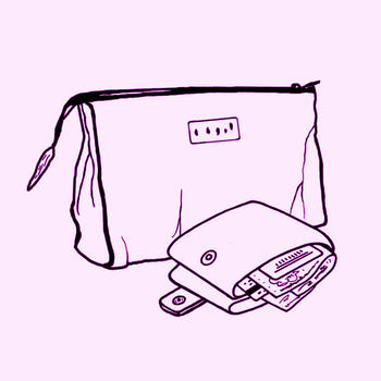 Pouch & Purse Collection - Red To Purple
