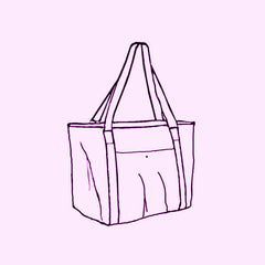 Shopper & Tote Collection - Red To Purple