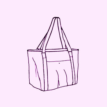 Shopper & Tote Collection - Red To Purple