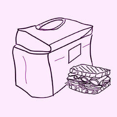 Lunch & Coller Bags Collection - Red To Purple