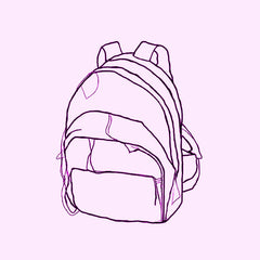 Backpack Collection - Red To Purple