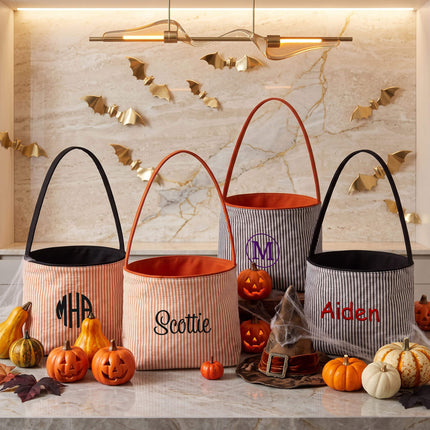 K110 | HALLOWEEN BUCKET - SEERSUCKER