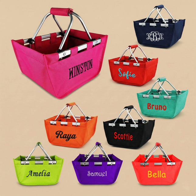 Wholesale solid color market totes by red to purple wholesale