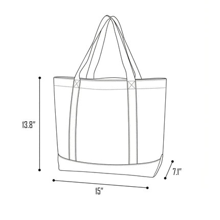 K108 | LARGE TOTE BAG - BUFFALO CHECK