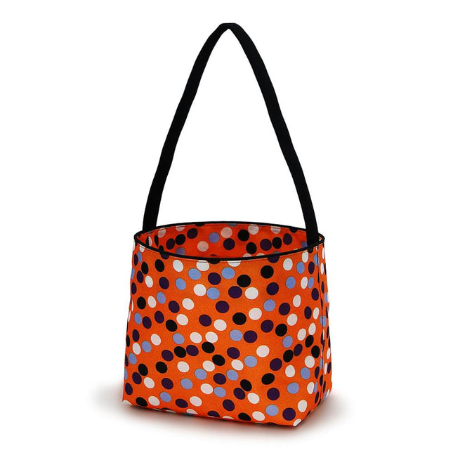 wholesale orange confetti dots Halloween bucket