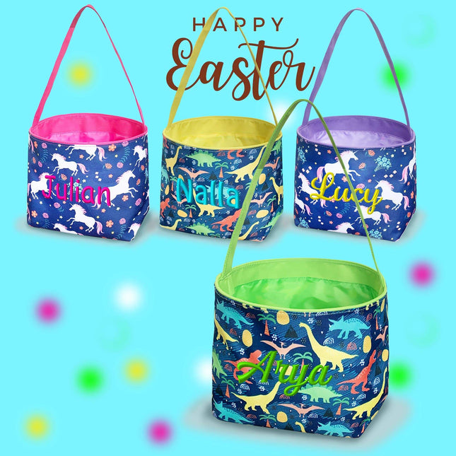 wholesale polyester easter buckets for kids egg hunts