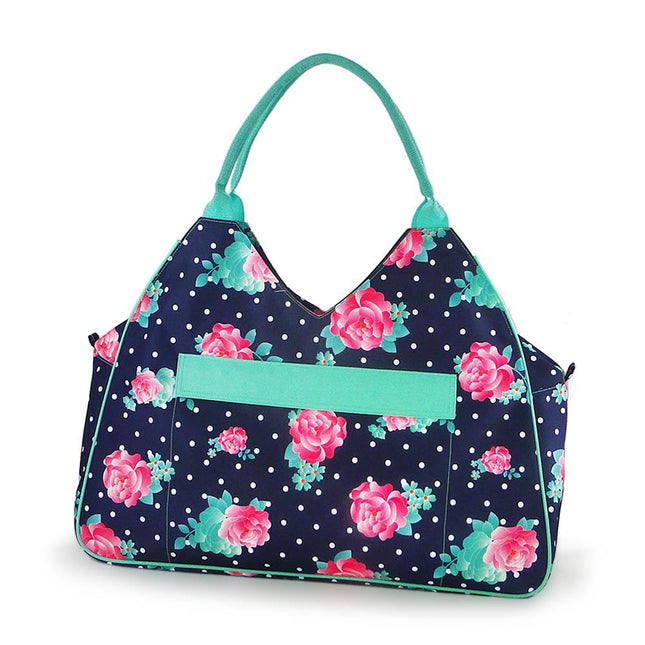 wholesale never-full beach bag with peonyl print design