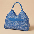 Blue / White Paisley