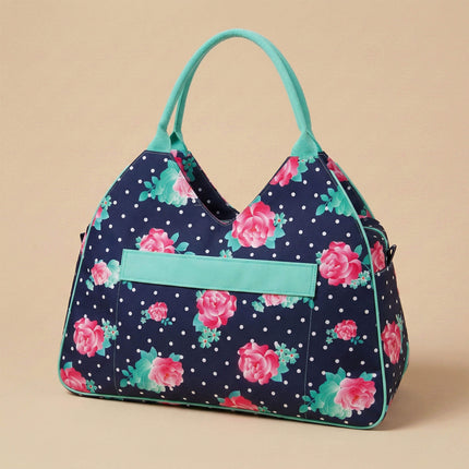 wholesale never-full beach bag with peonyl print design