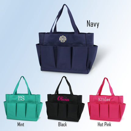 K123 | LARGE ORGANIZER TOTE BAG - SOLID COLOR