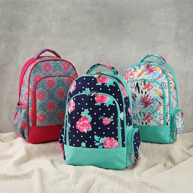 K200 | CLASSIC SCHOOL BACKPACK - FLORAL