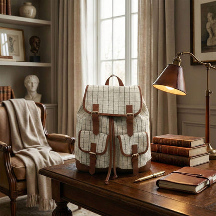 K205 | DRAWSTRING FLAP BACKPACK