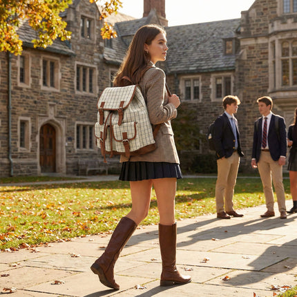 K205 | DRAWSTRING FLAP BACKPACK