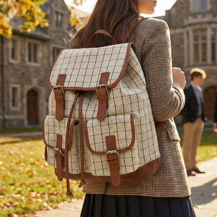 K205 | DRAWSTRING FLAP BACKPACK