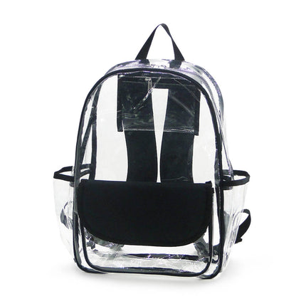 K223 | CLEAR BACKPACK - SOLID FLAP