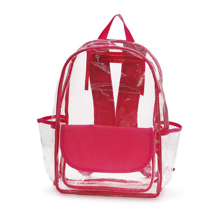 K223 | CLEAR BACKPACK - SOLID FLAP