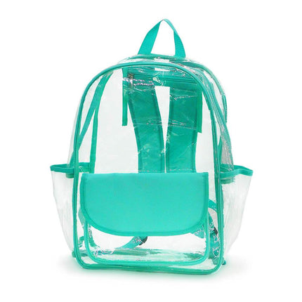 K223 | CLEAR BACKPACK - SOLID FLAP