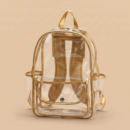 K223 | CLEAR BACKPACK - CLEAR FLAP