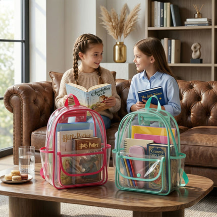 K223 | CLEAR BACKPACK - CLEAR FLAP