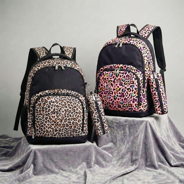 K230 | COMFORT BACKPACK 2PCS - LEOPARD
