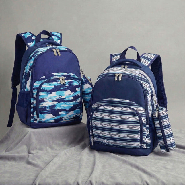 K230 | COMFORT BACKPACK 2PCS - STRIPES & SHAPES