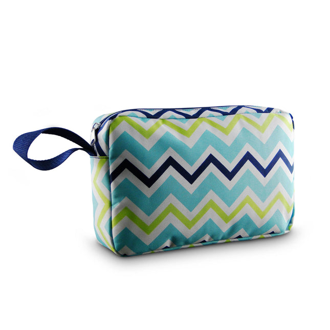 Wholesale hanging clutch bag with boy's chevron print for travel