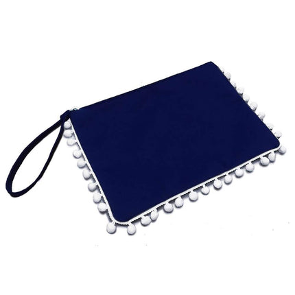 K323 | POM-POM WRISTLET CLUTCH