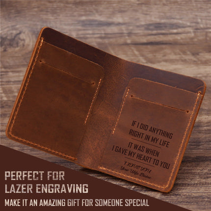 K333 | VINTAGE-STYLE CRAZY HORSE LEATHER CARDHOLDER / WALLET