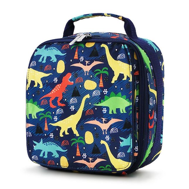 wholesale insulated lunch bag with dinosaurs print for kids