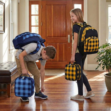 K503 | INSULATED LUNCH BAG - BUFFALO CHECK