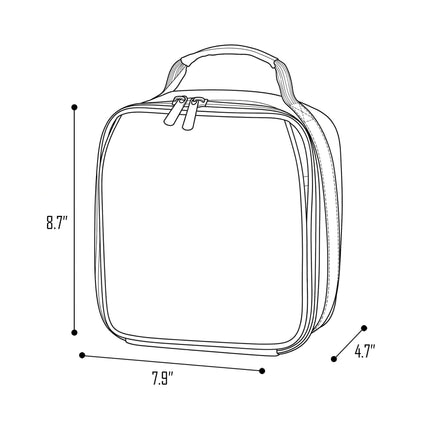 K503 | INSULATED LUNCH BAG - DINO & UNICORN