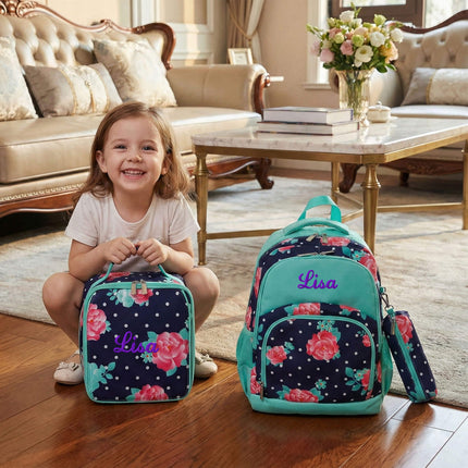 K503 | INSULATED LUNCH BAG - FLORAL