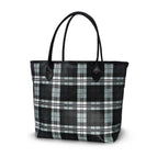 Dark Gray / Light Blue Checks