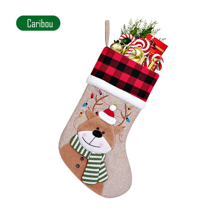 K903 | CHRISTMAS STOCKING - BURLAP