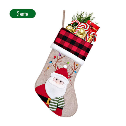 K903 | CHRISTMAS STOCKING - BURLAP