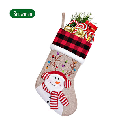 K903 | CHRISTMAS STOCKING - BURLAP