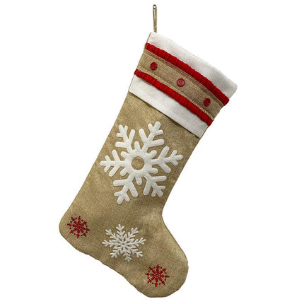 K903 | CHRISTMAS STOCKING - BURLAP