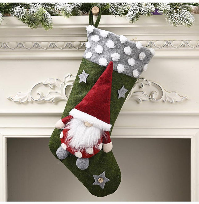 K903 | CHRISTMAS STOCKING - FORREST MAN