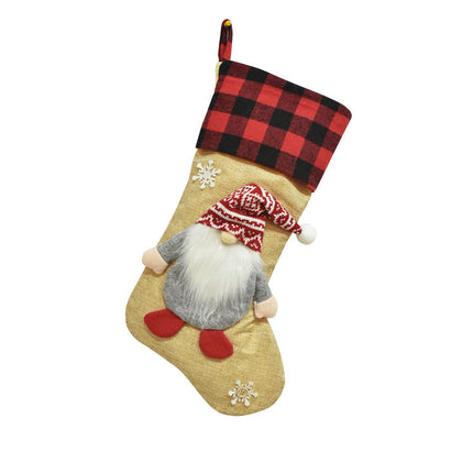 K903 | CHRISTMAS STOCKING - BURLAP