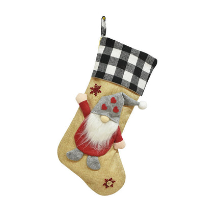 K903 | CHRISTMAS STOCKING - BURLAP