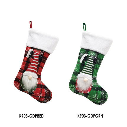 K903 | CHRISTMAS STOCKING - GNOMES ELF