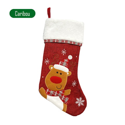 K903 | CHRISTMAS STOCKING - BURLAP