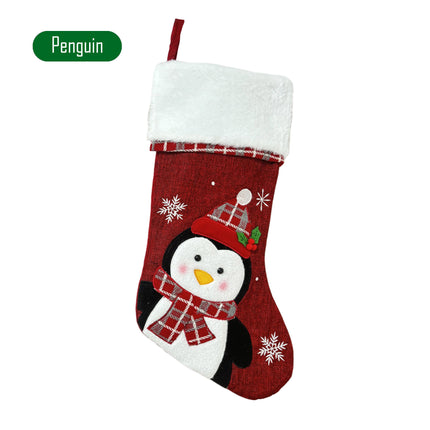 K903 | CHRISTMAS STOCKING - BURLAP