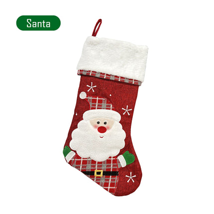 K903 | CHRISTMAS STOCKING - BURLAP