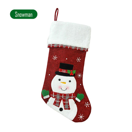 K903 | CHRISTMAS STOCKING - BURLAP