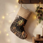 Woods Camo / Burlap Top