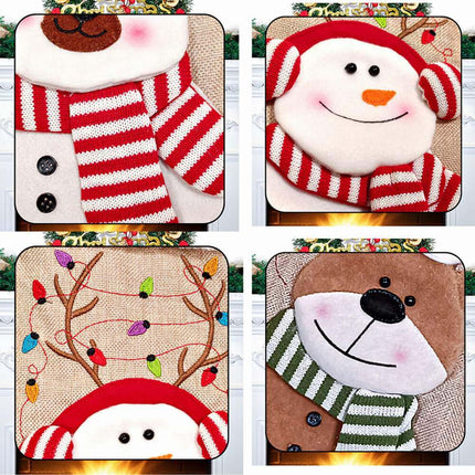 K903 | CHRISTMAS STOCKING - BURLAP