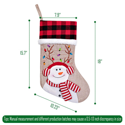 K903 | CHRISTMAS STOCKING - BURLAP