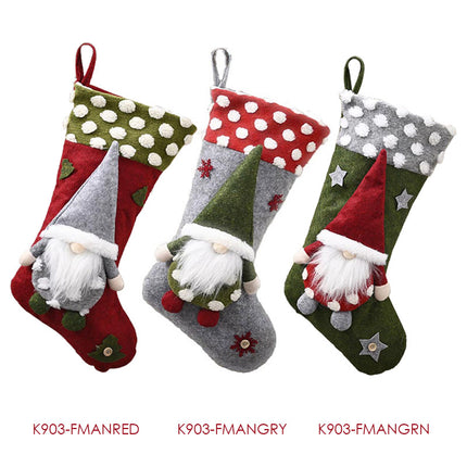 K903 | CHRISTMAS STOCKING - FORREST MAN